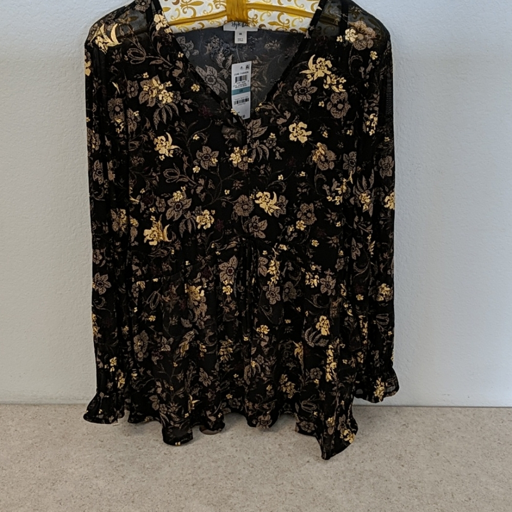 Style & Co floral top